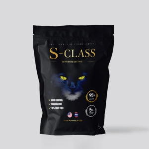 S-CLASS 고양이 블랙 벤토나이트 모래 무향 5kg